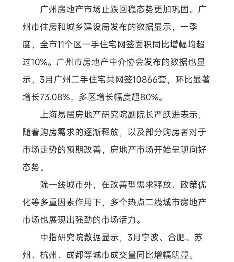 一季度核心城市房地产市场回暖 一季度核心城市房地产市场回暖